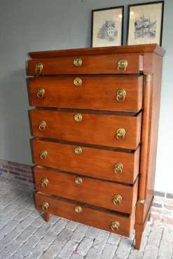 Pamono Antique Empire Oak Chiffoniere New