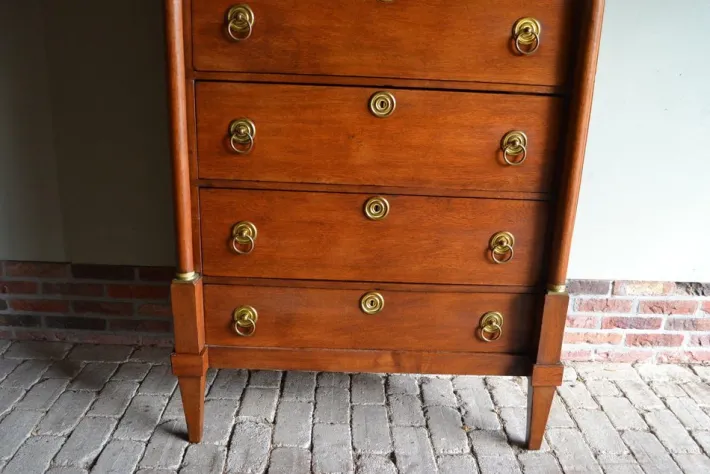 Pamono Antique Empire Oak Chiffoniere New