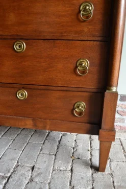 Pamono Antique Empire Oak Chiffoniere New