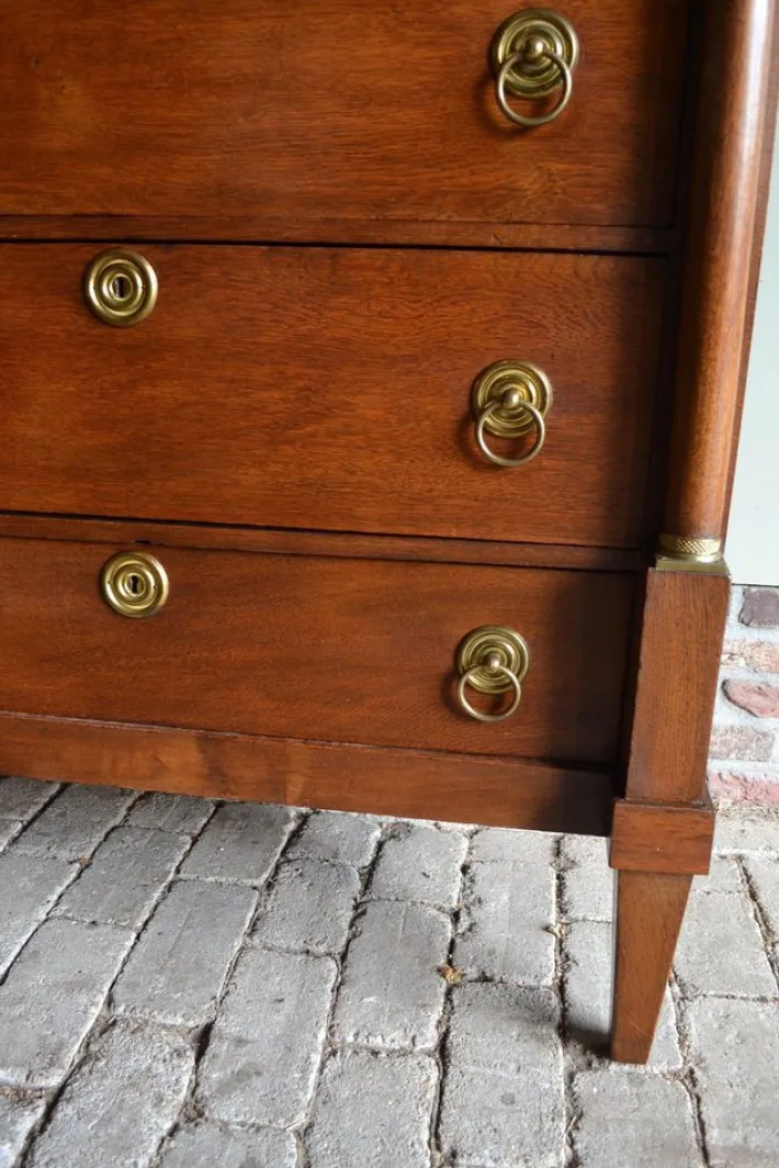 Pamono Antique Empire Oak Chiffoniere New