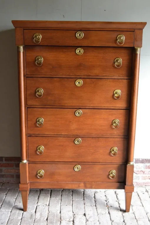 Pamono Antique Empire Oak Chiffoniere New