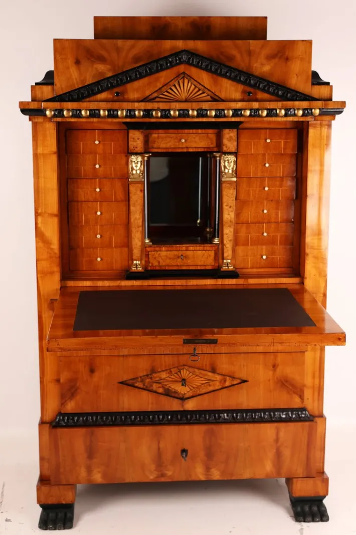 Pamono Antique Empire Secretaire in Cherry, 1810 Outlet
