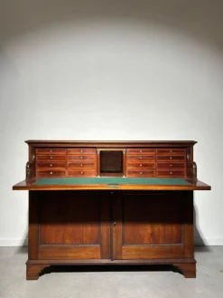 Pamono Antique Empire Secretary in Mahogany
