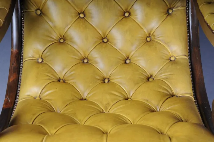 Pamono Antique English Chesterfield Rocking Chair Outlet
