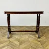 Pamono Antique English Console Table on Castors in Mahogany, 1800s Clearance