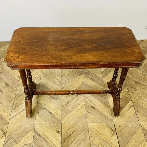 Pamono Antique English Console Table on Castors in Mahogany, 1800s Clearance
