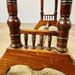 Pamono Antique English Console Table on Castors in Mahogany, 1800s Clearance