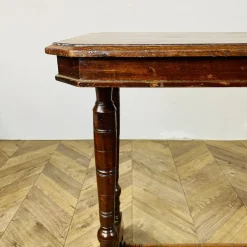 Pamono Antique English Console Table on Castors in Mahogany, 1800s Clearance