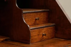 Pamono Antique English Fall Front Secretary in Oak New