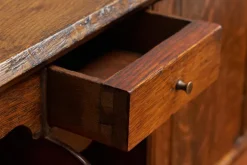 Pamono Antique English Fall Front Secretary in Oak New