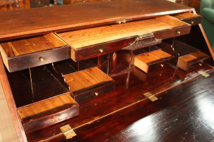 Pamono Antique English Mahogany Secretaire