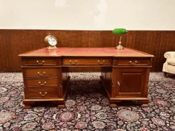 Pamono Antique English Partner Desk Sale