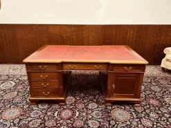 Pamono Antique English Partner Desk Sale