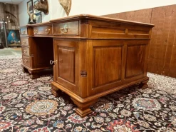 Pamono Antique English Partner Desk Sale