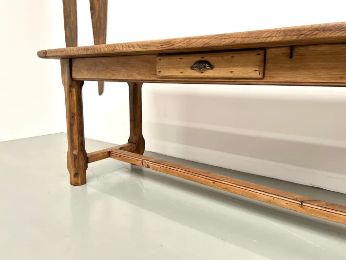 Pamono Antique Farmhouse Table in Oak and Walnut, 1700s