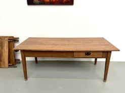 Pamono Antique Farmhouse Table with Extensions in Oak, 1890s Online