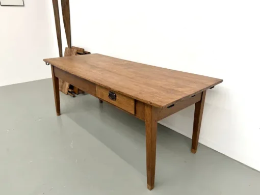 Pamono Antique Farmhouse Table with Extensions in Oak, 1890s Online