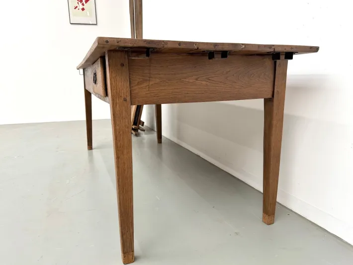 Pamono Antique Farmhouse Table with Extensions in Oak, 1890s Online