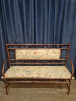 Pamono Antique Faux Bamboo Parlor Set from Maison Staněk Prague, Set of 6 Clearance