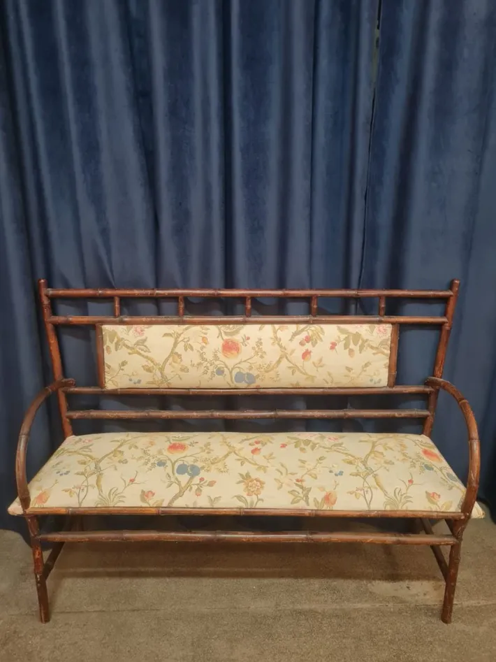 Pamono Antique Faux Bamboo Parlor Set from Maison Staněk Prague, Set of 6 Clearance