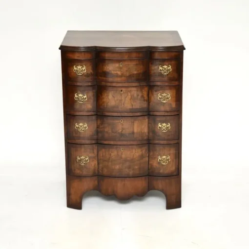 Pamono Antique Figured Walnut Chest of Drawers, 1890 Online