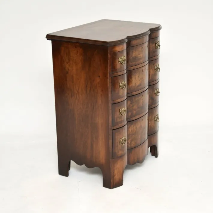 Pamono Antique Figured Walnut Chest of Drawers, 1890 Online