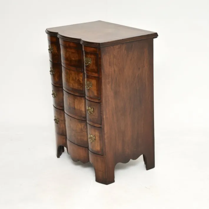 Pamono Antique Figured Walnut Chest of Drawers, 1890 Online