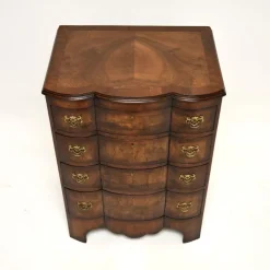 Pamono Antique Figured Walnut Chest of Drawers, 1890 Online