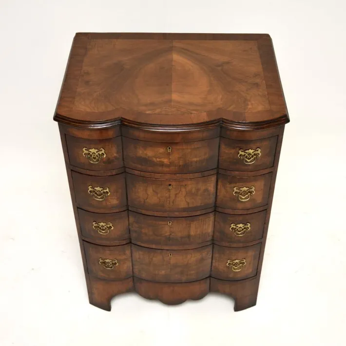 Pamono Antique Figured Walnut Chest of Drawers, 1890 Online