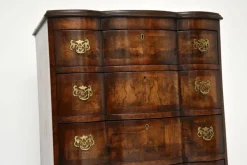 Pamono Antique Figured Walnut Chest of Drawers, 1890 Online