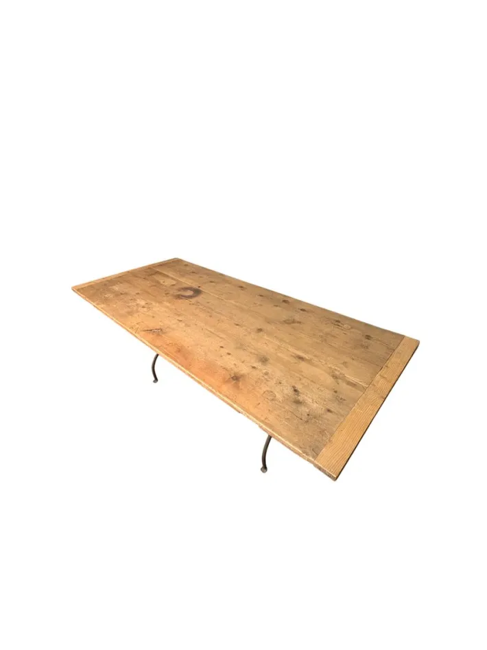 Pamono Antique Fir Table, 1890s New