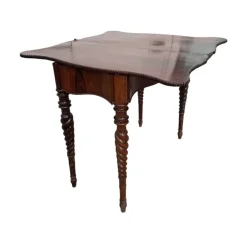 Pamono Antique Foldable Console Table in Rosewood Outlet
