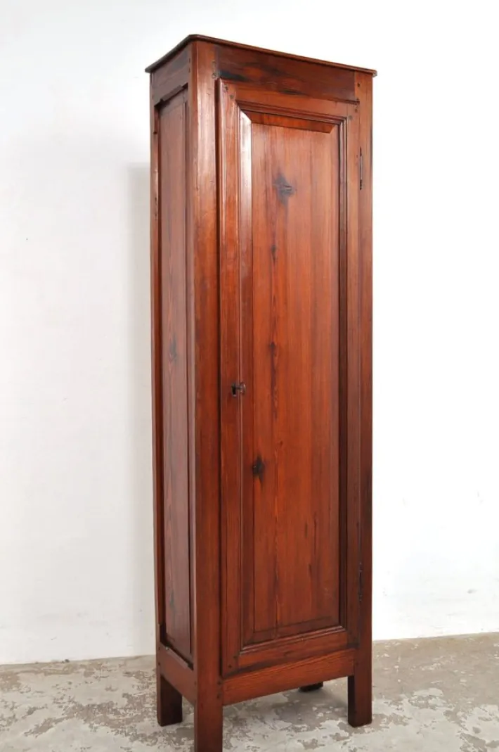 Pamono Antique French American Pine Cabinet, 1900s
