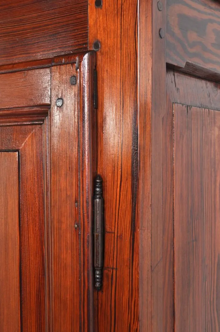 Pamono Antique French American Pine Cabinet, 1900s