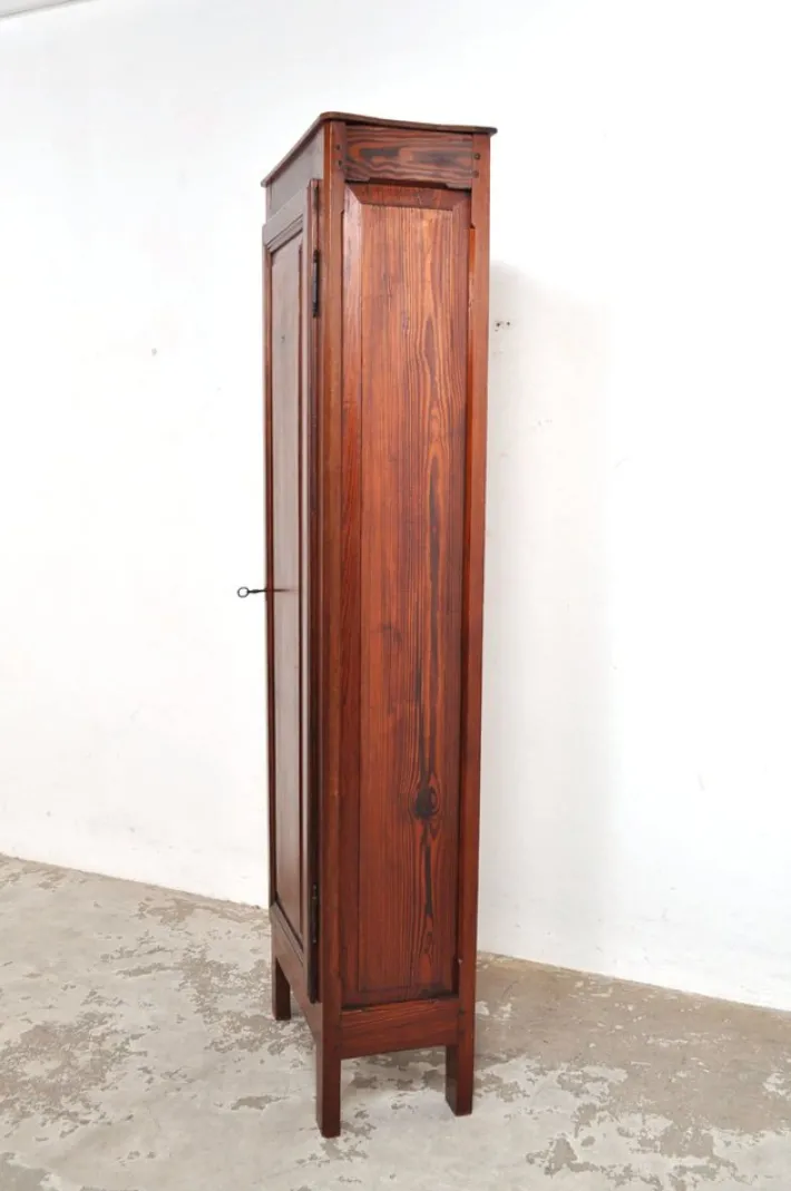 Pamono Antique French American Pine Cabinet, 1900s