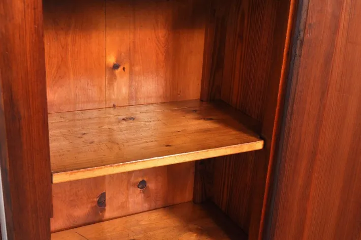 Pamono Antique French American Pine Cabinet, 1900s