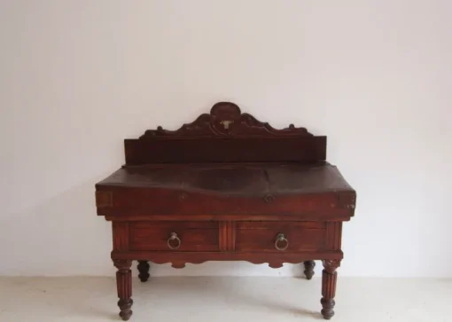 Pamono Antique French Butcher Block in Beech Hot