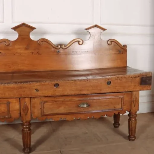 Pamono Antique French Butchers Block Clearance
