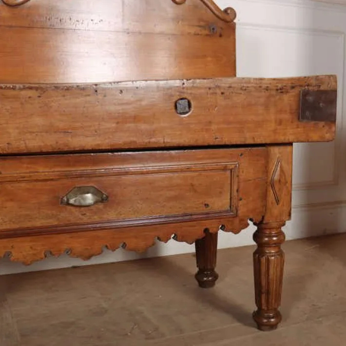 Pamono Antique French Butchers Block Clearance