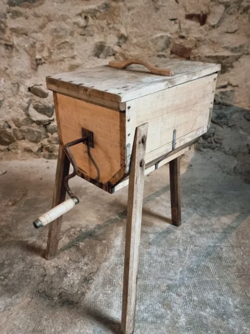 Pamono Antique French Butter Churn in Chestnut, 1890s Outlet