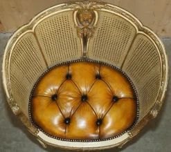 Pamono Antique French Chesterfield Leather Armchairs, 1880, Set of 2 Outlet