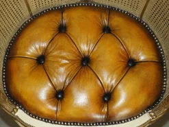 Pamono Antique French Chesterfield Leather Armchairs, 1880, Set of 2 Outlet