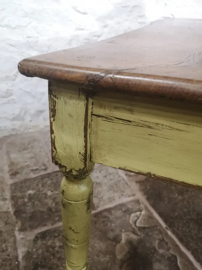 Pamono Antique French Chestnut Kitchen Table, 1780 Clearance