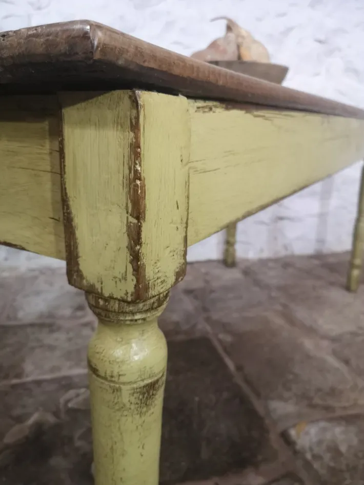 Pamono Antique French Chestnut Kitchen Table, 1780 Clearance