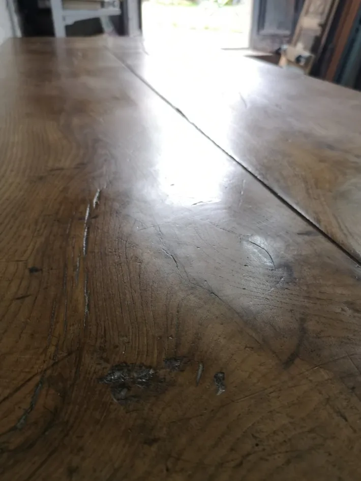 Pamono Antique French Chestnut Kitchen Table, 1780 Clearance