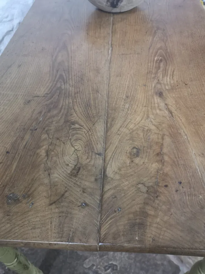 Pamono Antique French Chestnut Kitchen Table, 1780 Clearance
