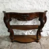 Pamono Antique French Empire Napoleon III Console Table in Mahogany, 1860 New