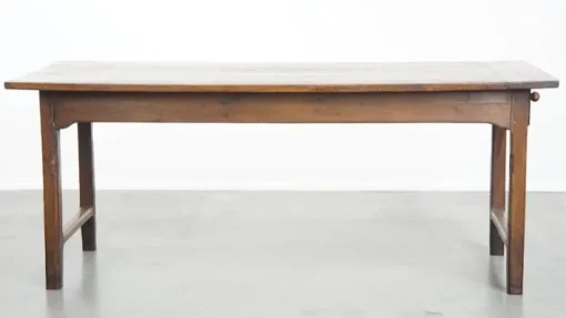 Pamono Antique French Farm Chestnut Dining Table with Drawers, Early 19th Century Best