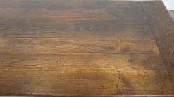 Pamono Antique French Farm Chestnut Dining Table with Drawers, Early 19th Century Best