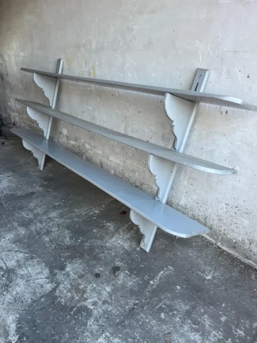 Pamono Antique French Industrial Style Wall Rack New